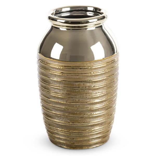 DEKORATIV VAS DORI (02) FI 17 X 28 CM GULD