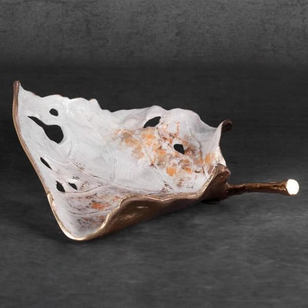 DEKORATIV PLADE DONATO (01) 40 X 30 X 11 CM HVID