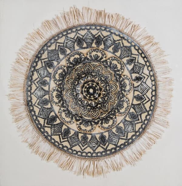 BILLEDE 501B 60 X 60 CM BEIGE