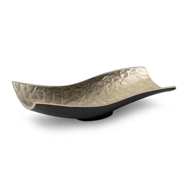 DEKORATIV SKÅL PEDRO2 (01) 33 X 15 X 8 CM SORT