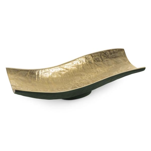 DEKORATIV SKÅL PEDRO2 (03) 33 X 15 X 8 CM GULD