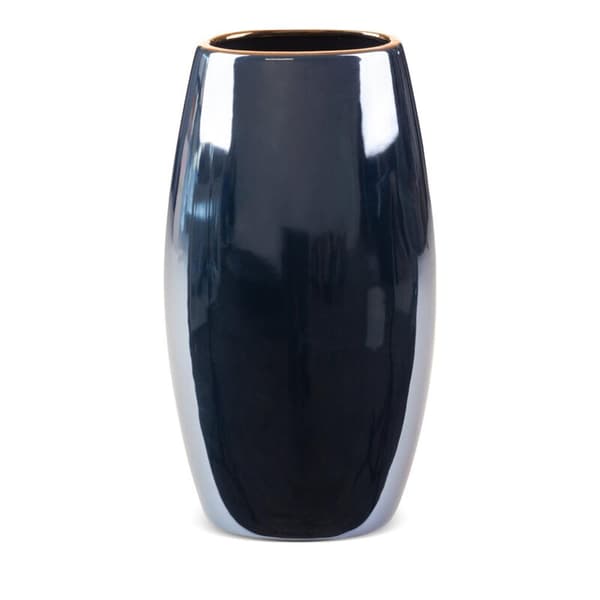 DEKORATIV VASE AMORA1 (4) 19 X 12 X 35 CM MARINEBLÅ