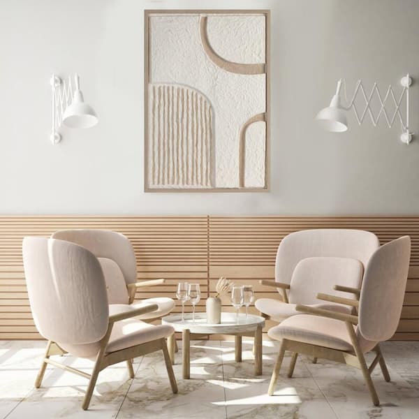 BILLEDE 601 40 X 60 CM HVID
