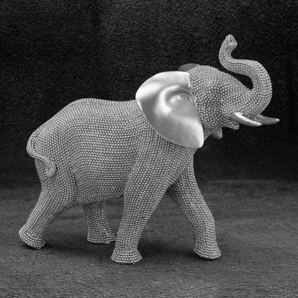 DEKORATIV FIGUR ELDO 30 X 13 X 26 CM SILVER