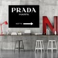 Pikkukuva 2 / 6: Kuva kankaalle, kirjoituksella Musta - 120x80