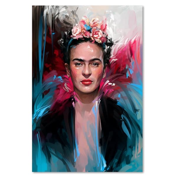 Maalaus kankaalle, Frida Kahlo - maalarin muotokuva - Dmitry Belov - 70x100