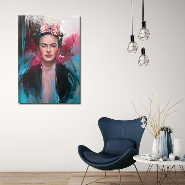 Maalaus kankaalle, Frida Kahlo - maalarin muotokuva - Dmitry Belov - 70x100