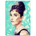 Pikkukuva 3 / 6: Kuva kankaalle, Audrey Hepburn pullalla - Cantu - 70x100