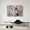 Pikkukuva 2 / 6: Kuva kankaalle, geisha ja bambu - 120x80
