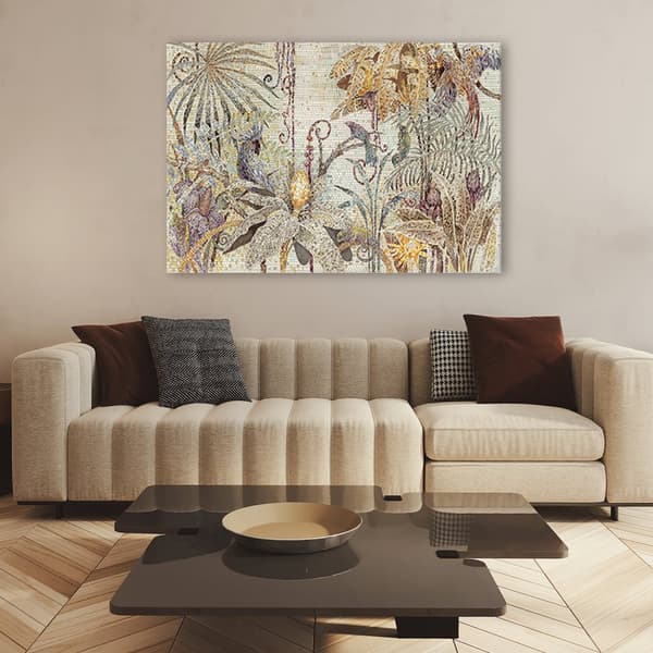 Bild på duk, Jungles mosaik - 120x80