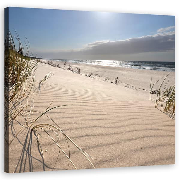 Billede, klitter på Zen-stranden - 40x40