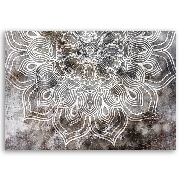 Bild på duk, abstrakt mandala - 120x80