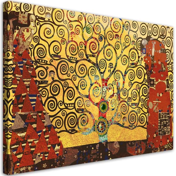 Maalaus kankaalle, Gustav Klimt Elämänpuu - 120x80