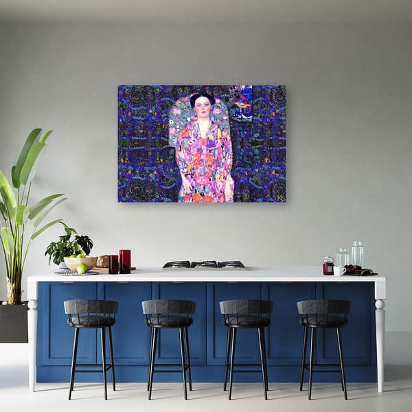 Maalaus kankaalle, Gustav Klimt Eugenia Primavesin muotokuva - 100x70