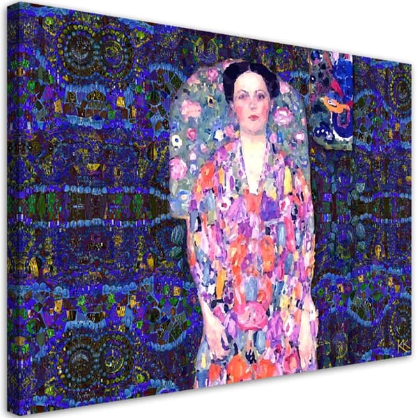Maleri på lærred, Gustav Klimt Portræt af Eugenia Primaves - 100x70