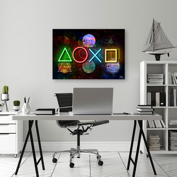 Bild på duk, spelkonsol - 100x70