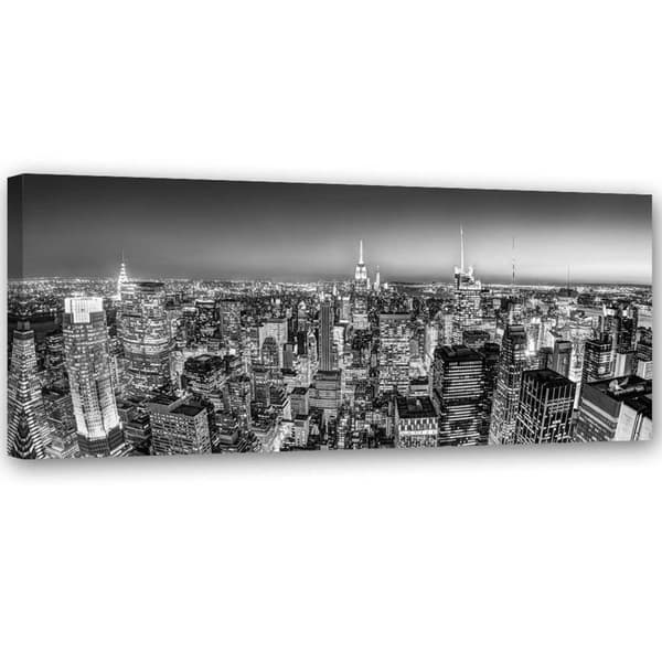 Billede på lærred, New York City panorama - 90x30