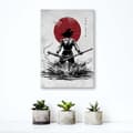 Miniatyrbild 2 av 6: Bild på duk, Anime Manga Samurai - 70x100
