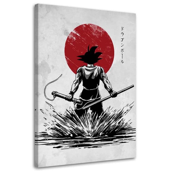 Bild på duk, Anime Manga Samurai - 70x100