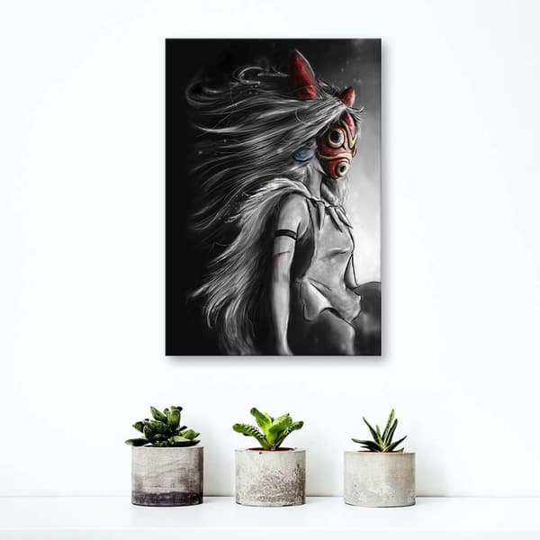 Bild på duk, Princess Mononoke Anime - 40x60