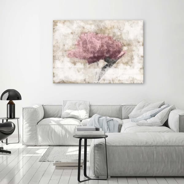 Bild, Abstrakta blommor Shabby Chic - 60x40