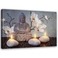 Miniatyrbild 1 av 6: Bild, Zen Buddha orkidéblomma - 90x60
