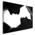 Pikkukuva 1 / 6: Kuva kankaalle, Kiss Love Couple mustavalkoinen - 60x40