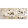Miniatyrbillede 3 af 6: Billede, Malede boho blomster - 150x50