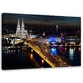 Pikkukuva 1 / 6: Kuva kankaalle, Kölnin tuomiokirkko ja silta - 60x40