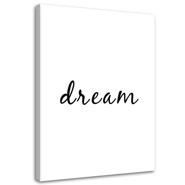 Kuva, typografia Dream - 70x100