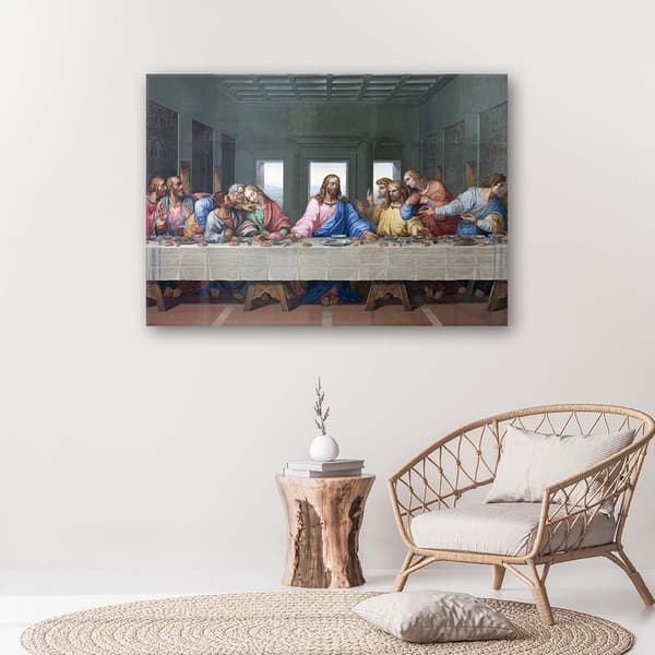Billede på lærred, Den sidste nadver - 60x40