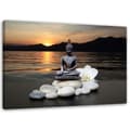 Pikkukuva 1 / 6: Kuva, Buddha laskevan auringon taustalla - 60x40