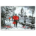 Miniatyrbild 3 av 6: Bild på duk, En promenad i London - 60x40