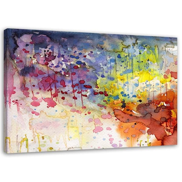 Kuva kankaalle, värikäs abstraktio - 120x80