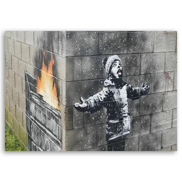 Bild, Port Talbot Boy väggmålning Banksy - 60x40