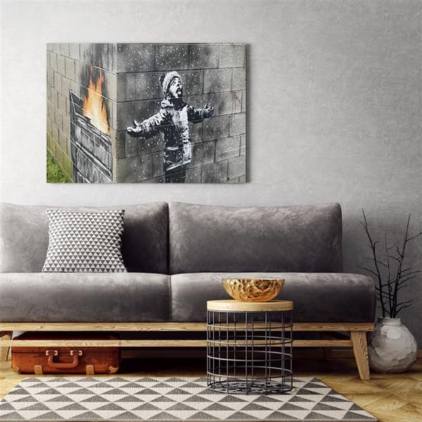 Bild, Port Talbot Boy väggmålning Banksy - 60x40