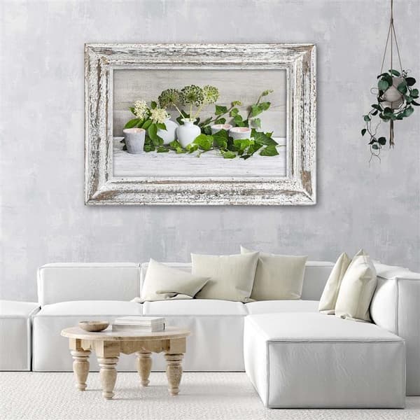 Kuva kankaalle, Asetelma shabby chic -tyyliin - 120x80