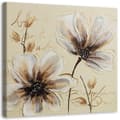 Miniatyrbillede 1 af 6: Billede på lærred, malede blomster - 30x30