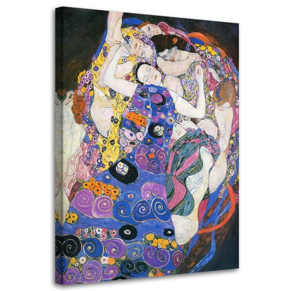 Billede på lærred, Jomfruer - G. Klimt reproduktion - 60x90