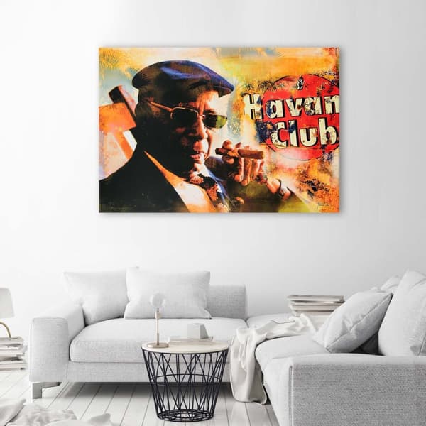 Bild på duk, Kuba Havanna - 120x80