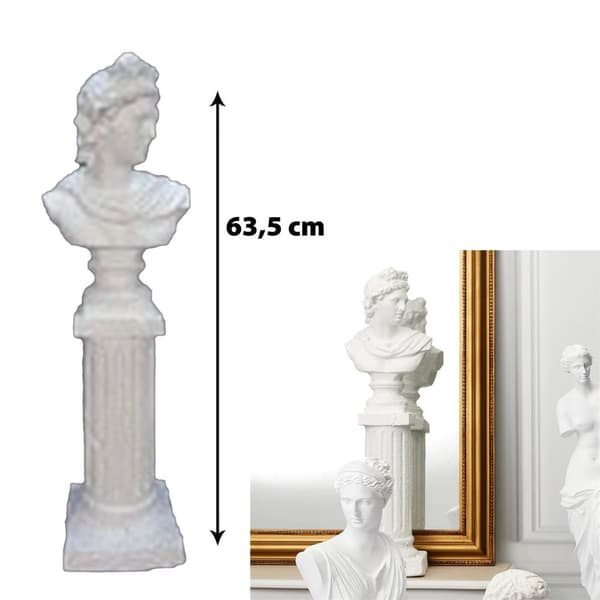 Valkoinen Magnesian rintakuva