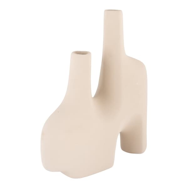 Sandbeige vase