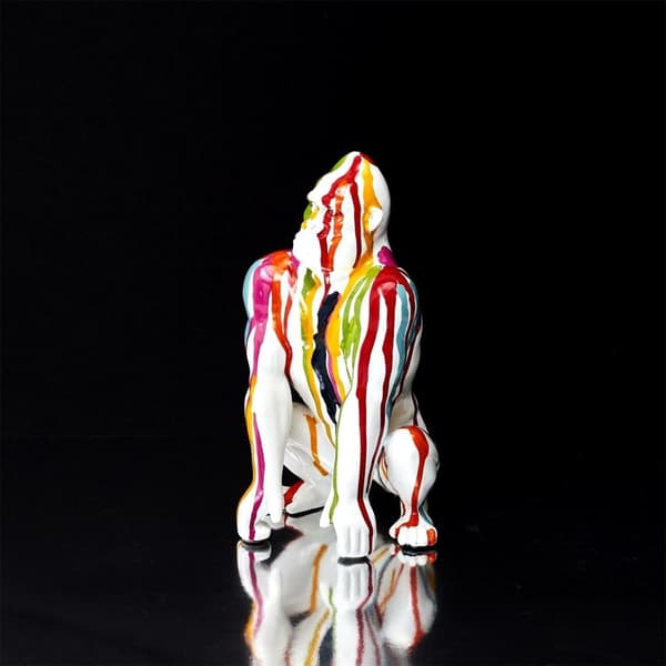 Farverig gorilla dekoration
