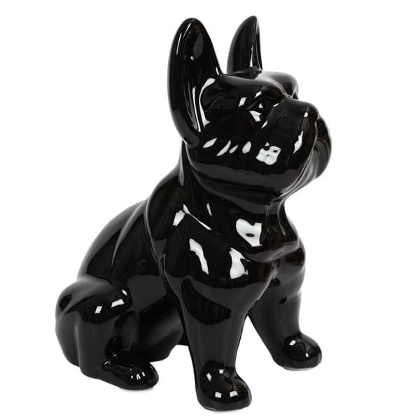 Fransk Bulldog figur L, svart
