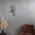 Miniatyrbillede 3 af 6: Art for the Home - Metalkunst - Hummingbird sort - 36x26cm