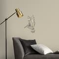 Miniatyrbillede 2 af 6: Art for the Home - Metalkunst - Hummingbird sort - 36x26cm