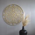 Miniatyrbillede 3 af 6: Art for the Home - Metalkunst - Luksus mandala guld D80cm