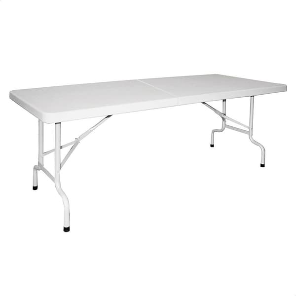 Wellhome Sammenklappeligt Metalramme Kuffertbord 180cm X 75cm X 74cm