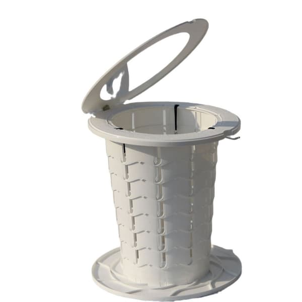 Kokoontaitettava wc-jakkara säädettävällä korkeudella