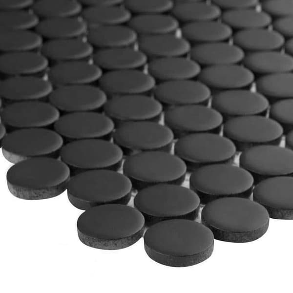 Hexagon mosaik 133421A Svart